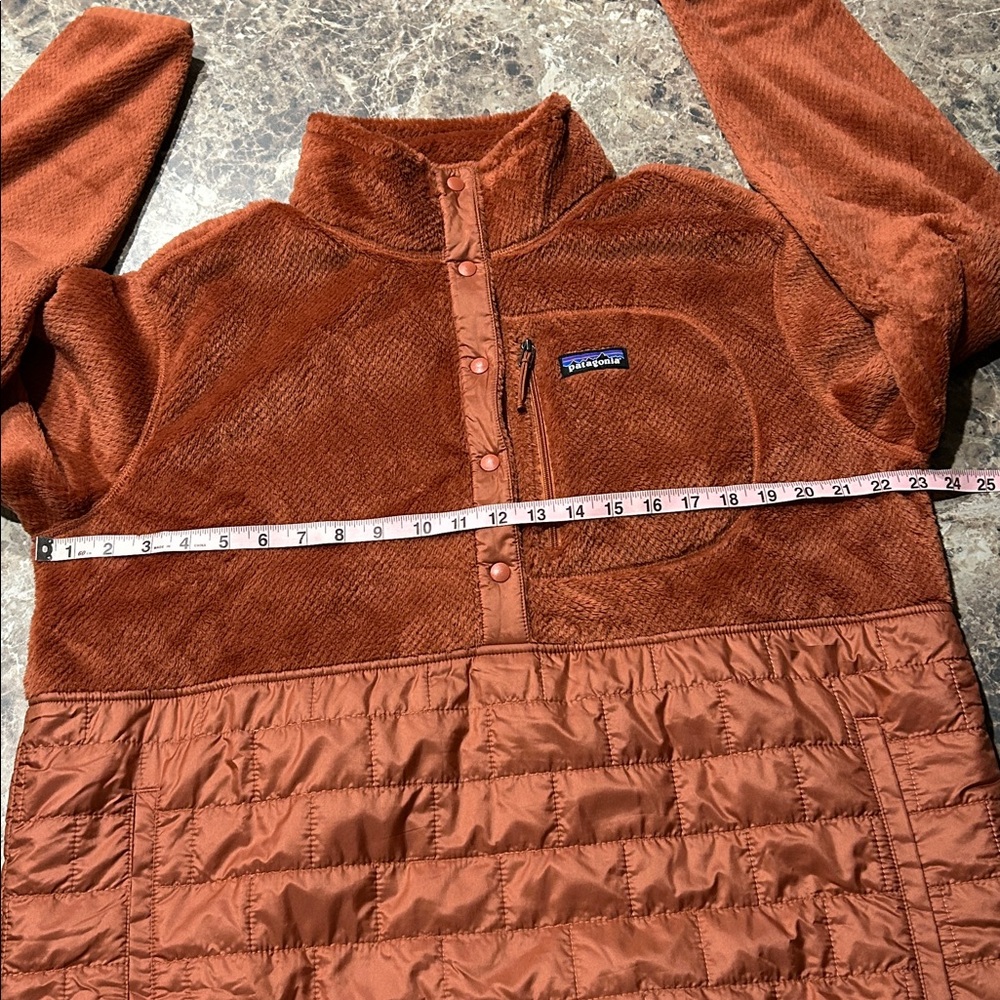 Patagonia Re-Tool Nano Puff Hybrid Fleece Puffer Pullover Jacket - Picture 9 of 10